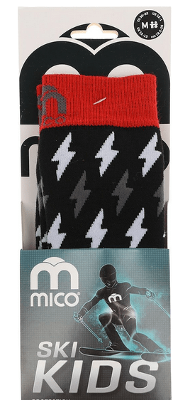 Mico - Носки эластичные зимние детские Kids Ski Sock In Wool