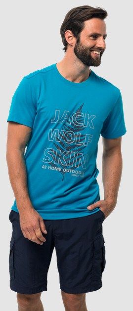 Jack Wolfskin — Летняя мужская футболка Island Hill T M