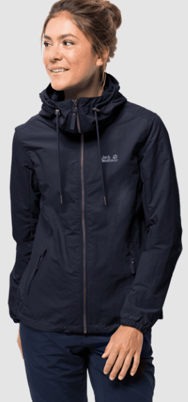 Легкая куртка для женщин Jack Wolfskin Lakeside Jacket W