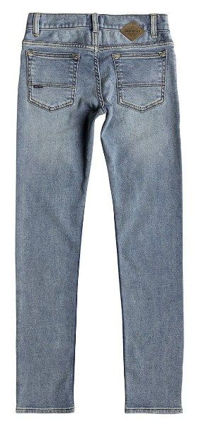 Quiksilver - Стильные детские джинсы для мальчиков Distorsion Sunny Blue