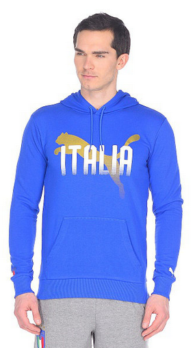 Puma - Стильная мужская толстовка FIGC Italia Fanwear Hoody
