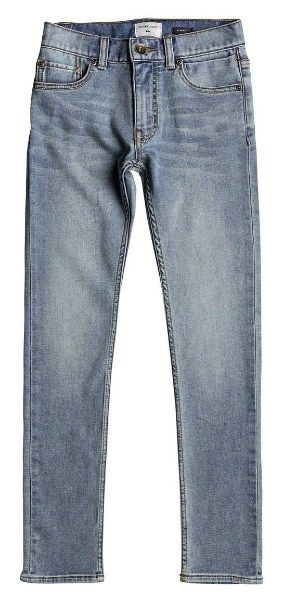 Quiksilver - Стильные детские джинсы для мальчиков Distorsion Sunny Blue