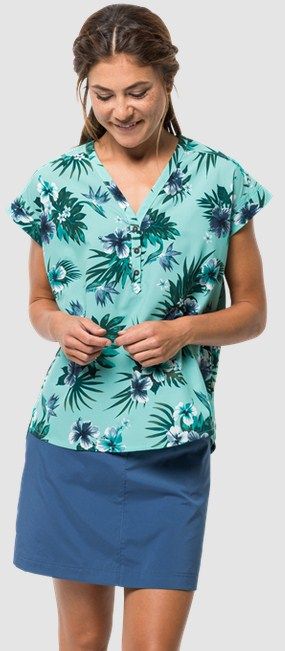 Jack Wolfskin - Эластичная летняя футболка Victoria Tropical Shirt W