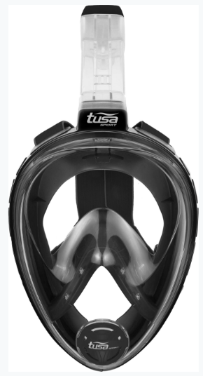 Tusa - Полнолицевая маска для сноркелинга Sport Black Series UM8001