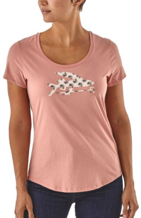 Patagonia - Женская футболка Flying Fish Organic Scoop T-Shirt