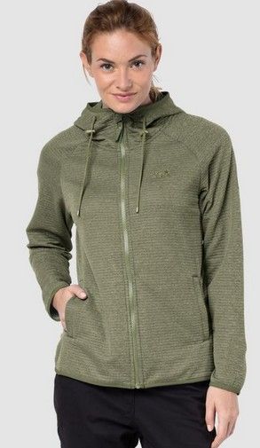 Jack Wolfskin — Куртка флисовая женская Tongary hooded jacket women