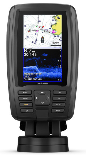 Garmin - Эхолот-картплоттер для рыбалки EchoMap Plus 42cv GT20 с датчиком