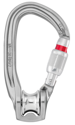 Petzl - Карабин с роликом для альпинизма Rollclip Z Screw-Lock