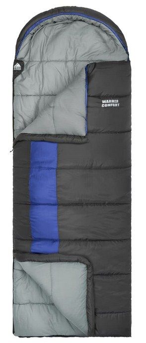 Прочный спальный мешок с правой молнией Trek Planet Warmer Comfort (Комфорт -8)