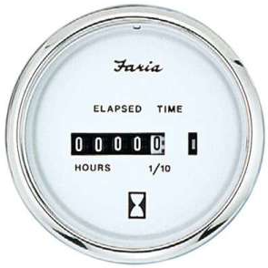 Счетчик моточасов лодочных моторов Faria Instruments Chesapeake W SS