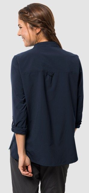 Jack Wolfskin - Легкая стильная рубашка Victoria Roll-Up Shirt W