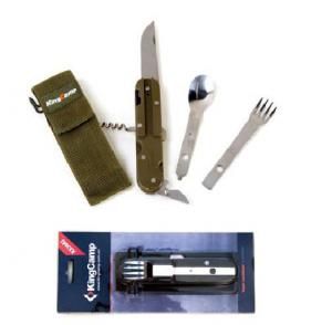 Туристический набор ложка-вилка-нож King Camp 3643 Multi Camp Kit