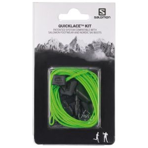 Практичные шнурки для обуви Salomon Shoes Quicklace Kit Green