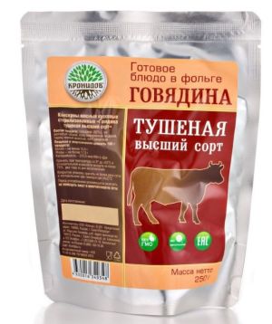 Кронидов - Высококачественная Говядина тушеная, высший сорт 250 гр