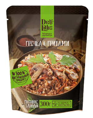 Гречка с грибами DeliLabs