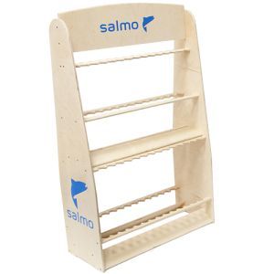 Salmo - Деревянная стойка 2-х ярусная под удилища вместительность 58шт