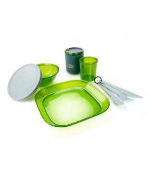 GSI - Набор пластиковой посуды на 1 человека Infinity 1 Person Tableset