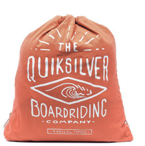 Quiksilver - Удобный мешок для обуви Acai Cotton Burnt Sienna 5