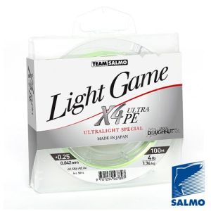 Salmo - Леска плетеная рыболовная Team Salmo Light Game Fine Green X4