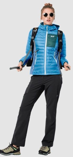 Стеганая куртка для женщин Jack Wolfskin Routeburn Jacket W