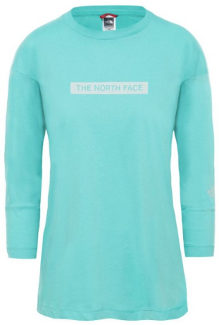 The North Face - Женская футболка Light Ls Tee Retro Green