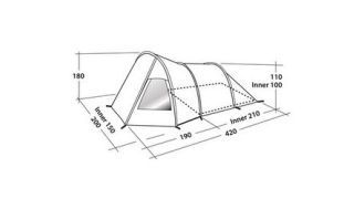 Easy Camp - Палатка с надувным каркасом Blizzard 300