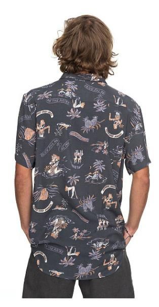 Quiksilver - Мягкая рубашка с коротким рукавом Aloha Strip Club