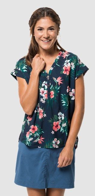 Jack Wolfskin - Женская рубашка Viktoria Tropical Shirt W