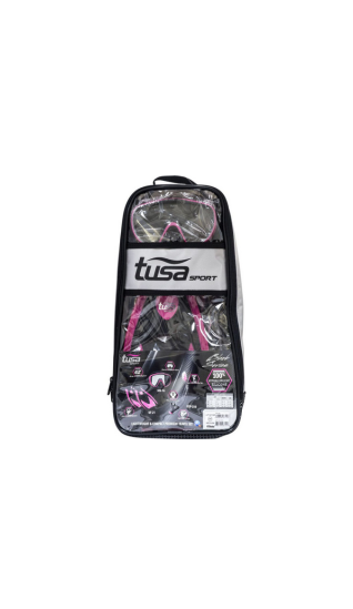 Комплект маска+трубка+ласты Tusa Sport UP-1521 Black Series