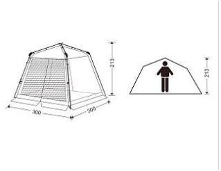 Современный шатер для туризма King Camp 8108 Camp King Cool