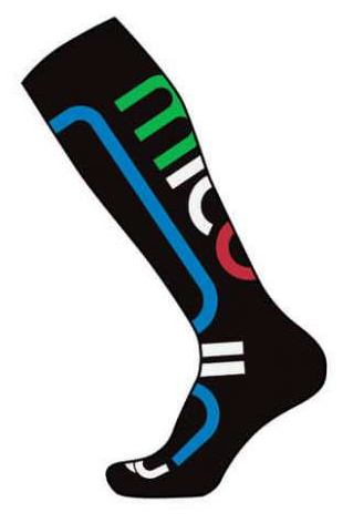Mico - Термоноски стильные Performance Snowboard socks in Thermolite