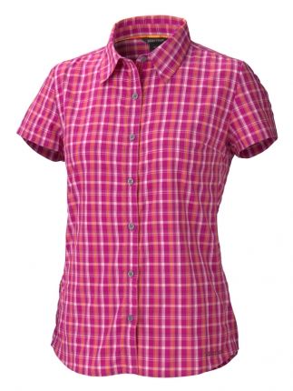 Marmot - Женская рубашка с коротким рукавом Wm's Reese Plaid SS