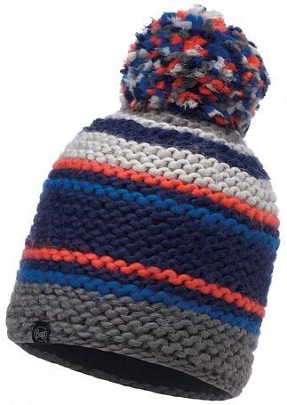 Buff - Мягкая шапка ручной работы Knitted & Polar Hat Dorian Blue Ink