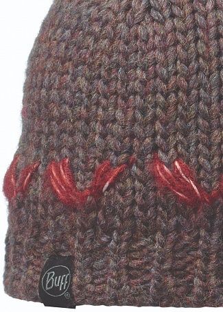 Buff - Стильная зимняя шапка Knitted Hats Buff Lile Brown
