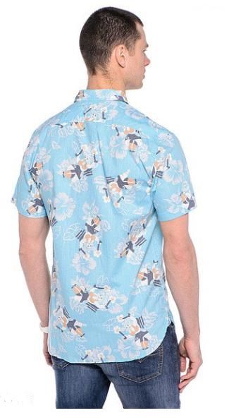 Quiksilver - Пляжная мужская рубашка с коротким рукавом Gun Momma