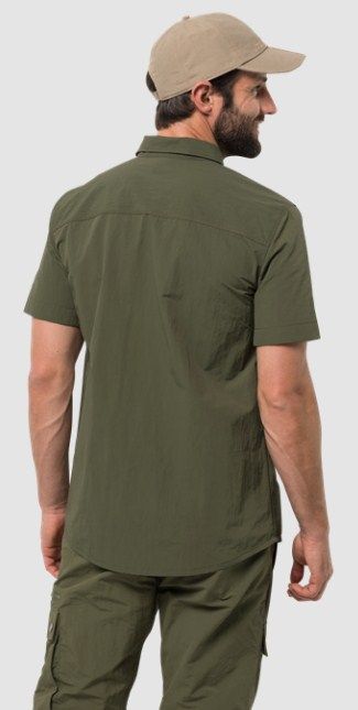 Лаконичная мужская рубашка Jack Wolfskin Lakeside Shirt M