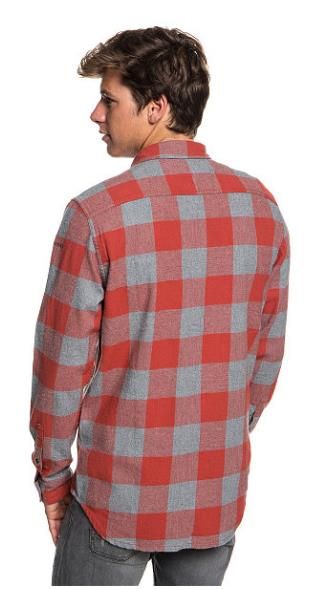 Quiksilver - Мужская фланелевая рубашка с длинным рукавом Motherfly Flannel