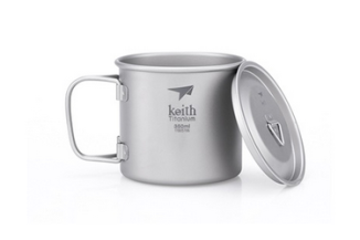 Кружка походная Keith Ti3240 Ultralight Mug Titan 0.35