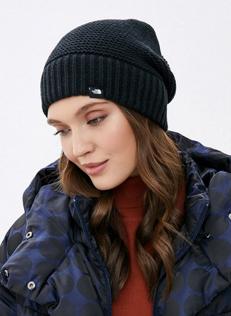 The North Face - Стильная вязаная шапка Purrl Stitch Beanie