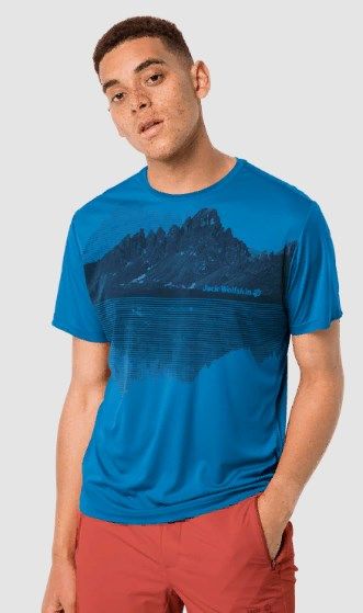 Jack Wolfskin - Мужская футболка Peak Graphic T M