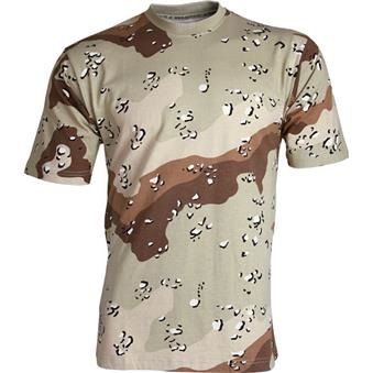 Сплав - Хлопчатобумажная мужская футболка камуфлированная