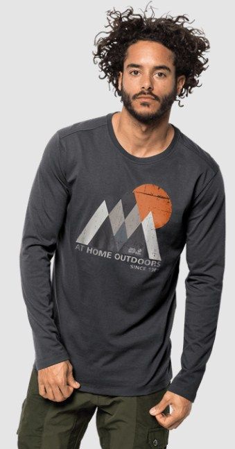 Мужская футболка с длинными рукавами Jack Wolfskin Mountain Longsleeve M