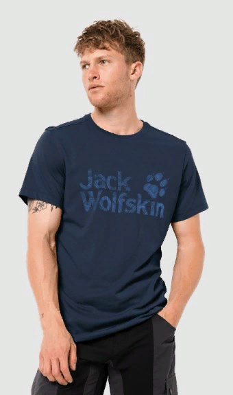 Мужская футболка Jack Wolfskin Brand Logo T M