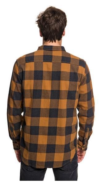 Quiksilver - Мужская фланелевая рубашка с длинным рукавом Motherfly Flannel