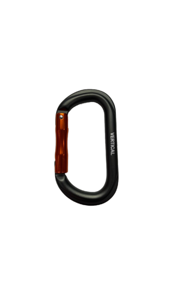 Карабин овал с прямой защелкой Keylock Вертикаль Gray