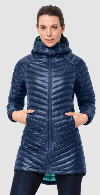 Пуховоe пальто с мембраной Jack Wolfskin Atmosphere Coat W