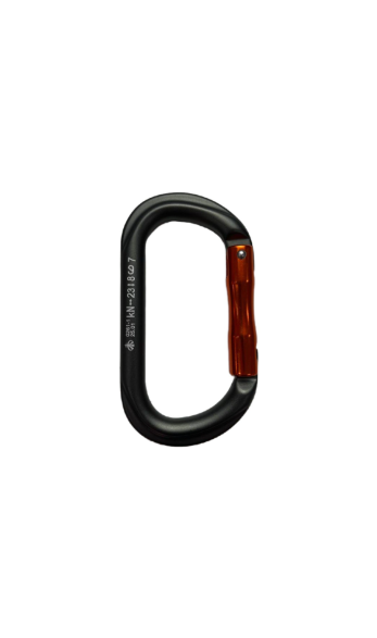Карабин овал с прямой защелкой Keylock Вертикаль Gray
