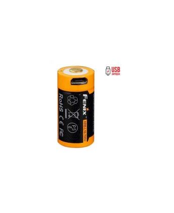 Fenix - Аккумулятор для фонаря 16340 700 mAh Li-ion с разъемом для USB