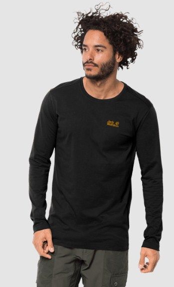 Лонгслив хлопковый Jack Wolfskin Essential Longsleeve Men