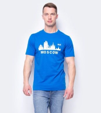 Jack Wolfskin - Стильная футболка Moscow T Men